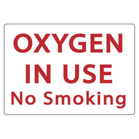 Thumbnail for ZING Safety Sign, OXYGEN IN USE, 7X10- Model 1939A