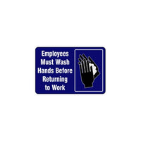 Thumbnail for Employees Must Wash Hands 3' x 5'
