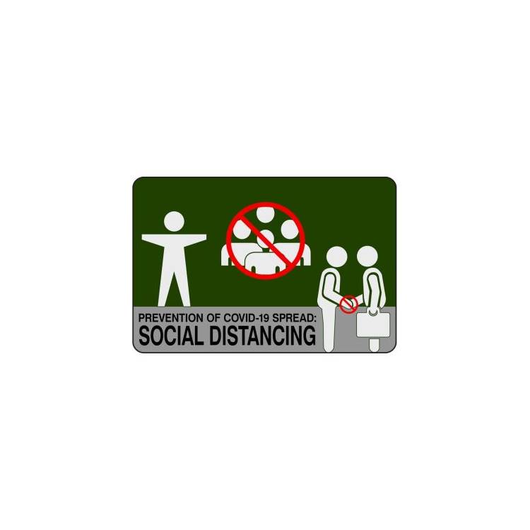 Social Distancing 4' x 6'
