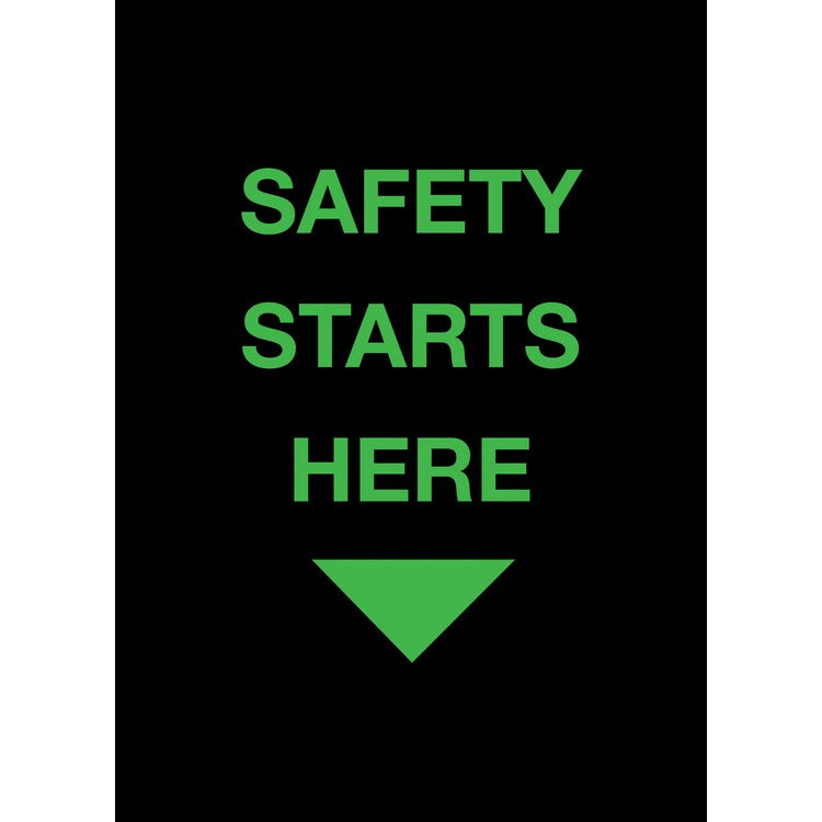 Safety Starts Here 3' x 5'