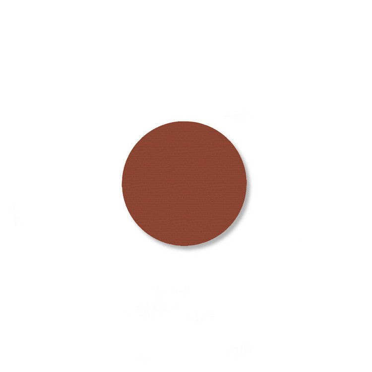 Mighty Line 1" Brown Solid Dot - Pack of 200