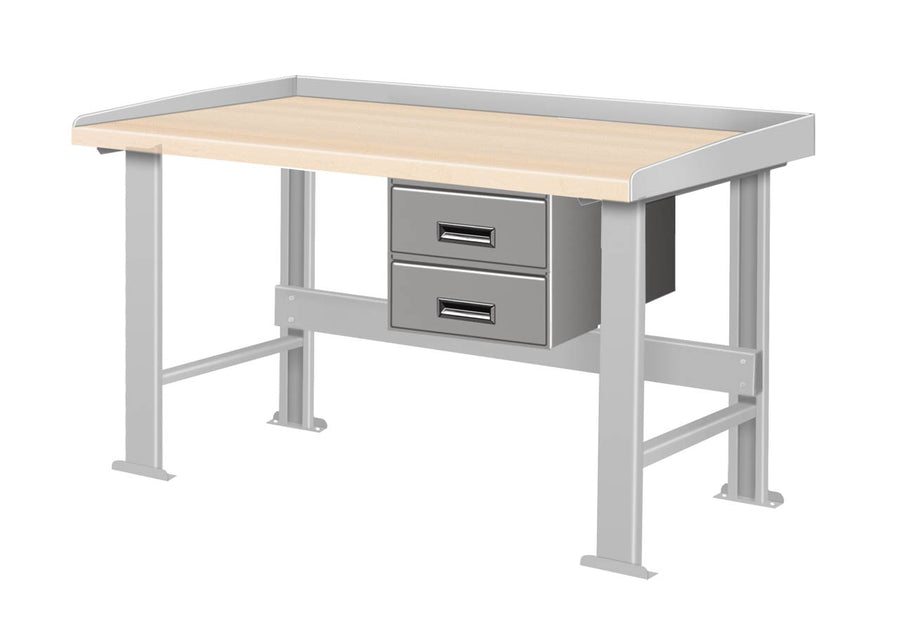 16" x 15.5" Two Drawer Unit for Pucel Work Benches