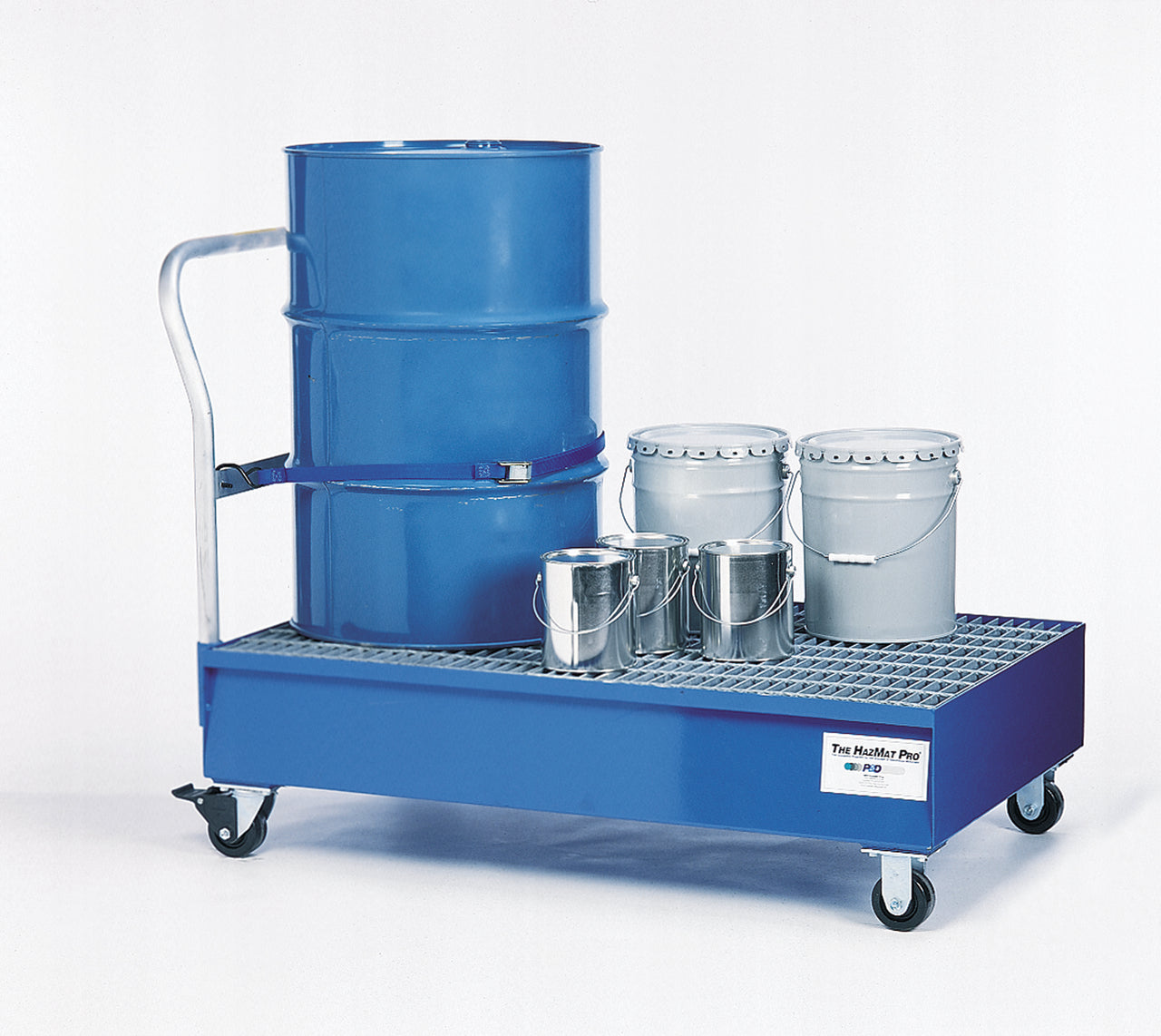 2-Drum Spill Cart with Grating