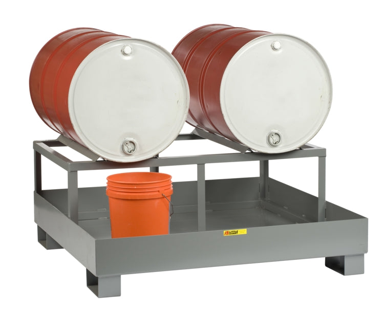 Little Giant 1-Drum Spill Control Platform w/ Rack