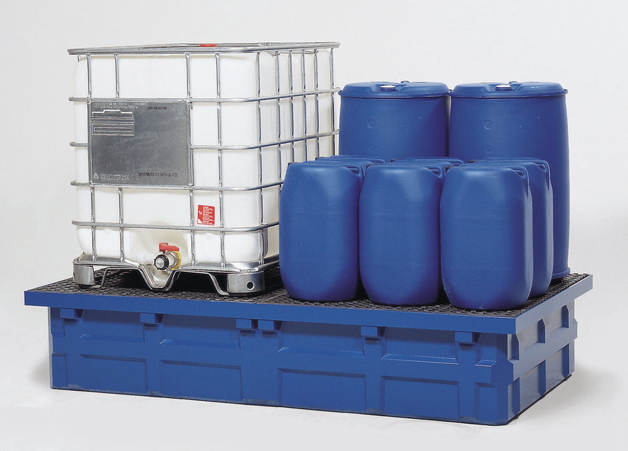 2-IBC Sump Poly w/ Fiberglass Grating
