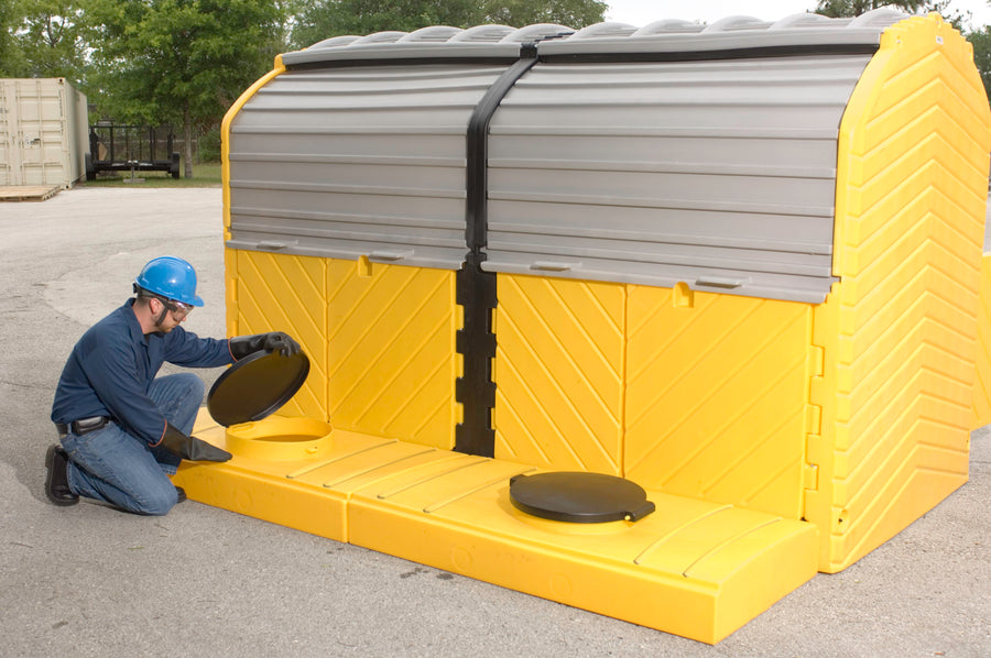 2-Tank Outdoor Ultra-Modular IBC SpillPallet