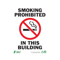 Thumbnail for ZING Eco Safety Sign, No Smoking, 14X10- Model 2086