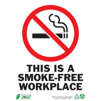Thumbnail for ZING Eco Safety Sign, No Smoking, 14X10- Model 2087A