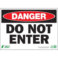 Thumbnail for ZING Eco Safety Sign, Danger, 10X14- Model 2093A