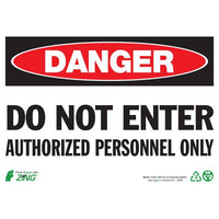 Thumbnail for ZING Eco Safety Sign, Danger, 10X14- Model 2094