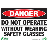 Thumbnail for ZING Eco Safety Sign, Danger, 10X14- Model 2096S