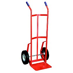 Wesco Two Handle Tapered Industrial Hand Truck w/ 8" Mold-on Rubber Wheels