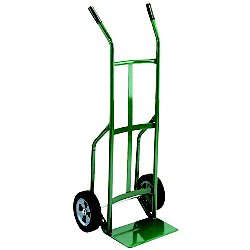 Dual Pin Handle Greenline Hand Truck w/ 8" Solid Rubber Wheels