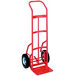 Touch-N-Tilt Style Hand Truck w/ 10" Solid Rubber Wheels