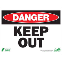 Thumbnail for ZING Eco Safety Sign, Danger, 10X14- Model 2106A