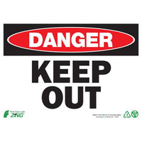 Thumbnail for ZING Eco Safety Sign, Danger, 10X14- Model 2106