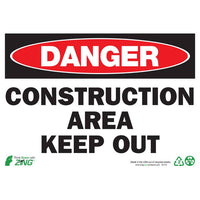 Thumbnail for ZING Eco Safety Sign, Danger, 10X14- Model 2112S
