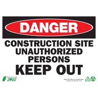 Thumbnail for ZING Eco Safety Sign, Danger, 10X14- Model 2121S