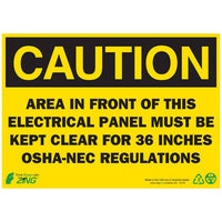 Thumbnail for ZING Eco Safety Sign, Caution, 10X14- Model 2145A