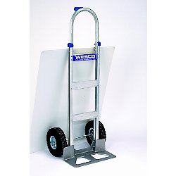 Series 420 18"W Cobra-Lite Aluminum Hand Truck w/ 10" Solid Rubber Wheels