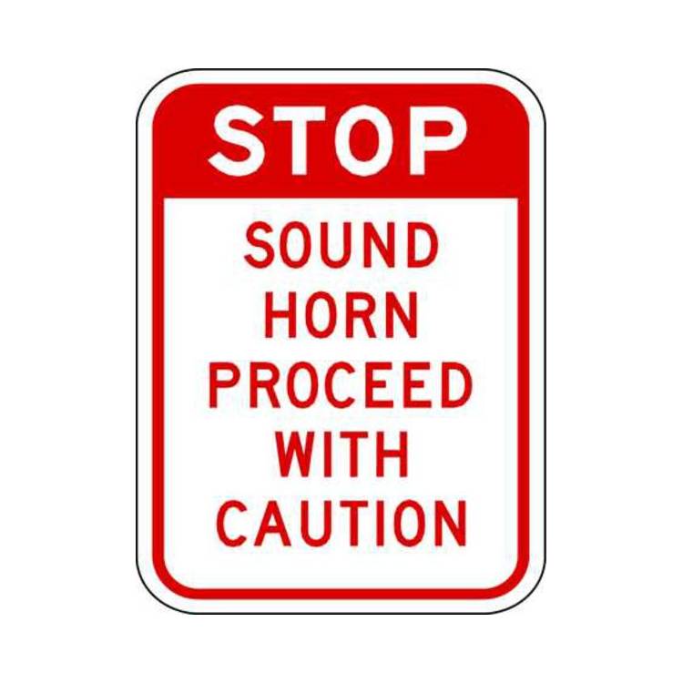 ZING Eco Traffic Sign, 18X12, EGP- Model 2206