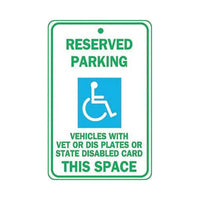 Thumbnail for ZING Eco Parking Sign, 18X12, EGP- Model 2216