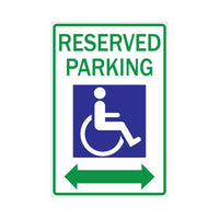 Thumbnail for ZING Eco Parking Sign, 18X12, EGP- Model 2218