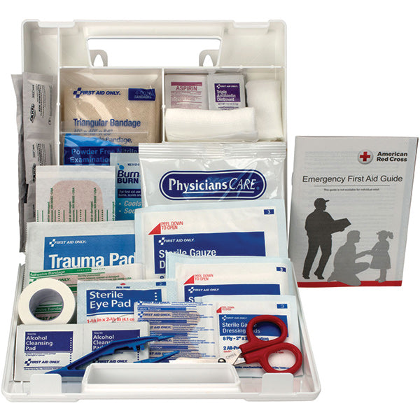 10-Person Bulk First Aid Kit w/ Dividers