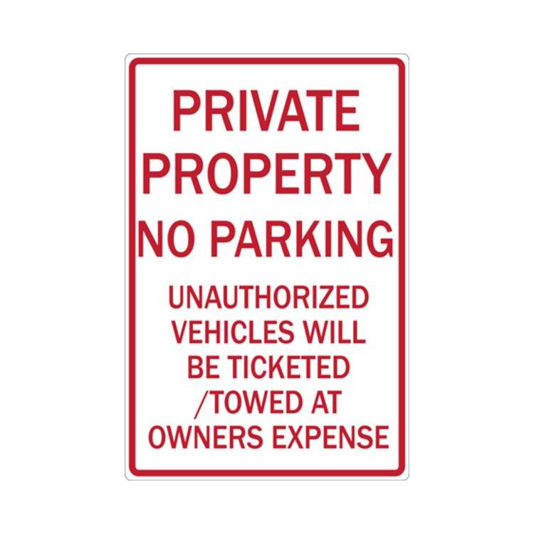 ZING Eco Parking Sign, 18X12, EGP- Model 2274