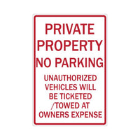 Thumbnail for ZING Eco Parking Sign, 18X12, EGP- Model 2274