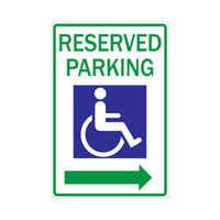 Thumbnail for ZING Eco Parking Sign, 18X12, EGP- Model 2285