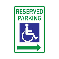 Thumbnail for ZING Eco Parking Sign, 18X12, HIP- Model 2344