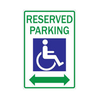 Thumbnail for ZING Eco Parking Sign, 18X12, HIP- Model 2345