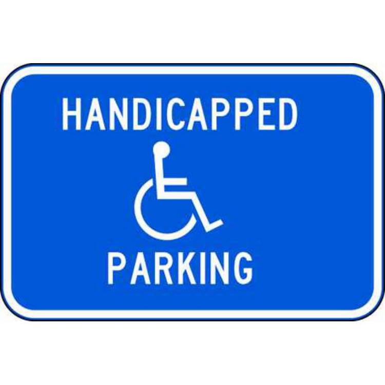 ZING Eco Parking Sign, 12X18, HIP- Model 2358