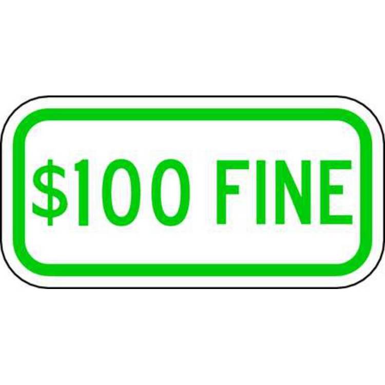 ZING Eco Parking Sign, 6X12, HIP- Model 2363