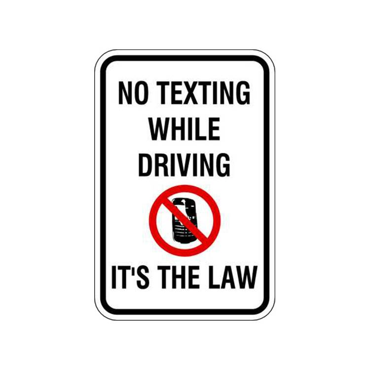 ZING Eco Traffic Sign, 18X12, HIP- Model 2487