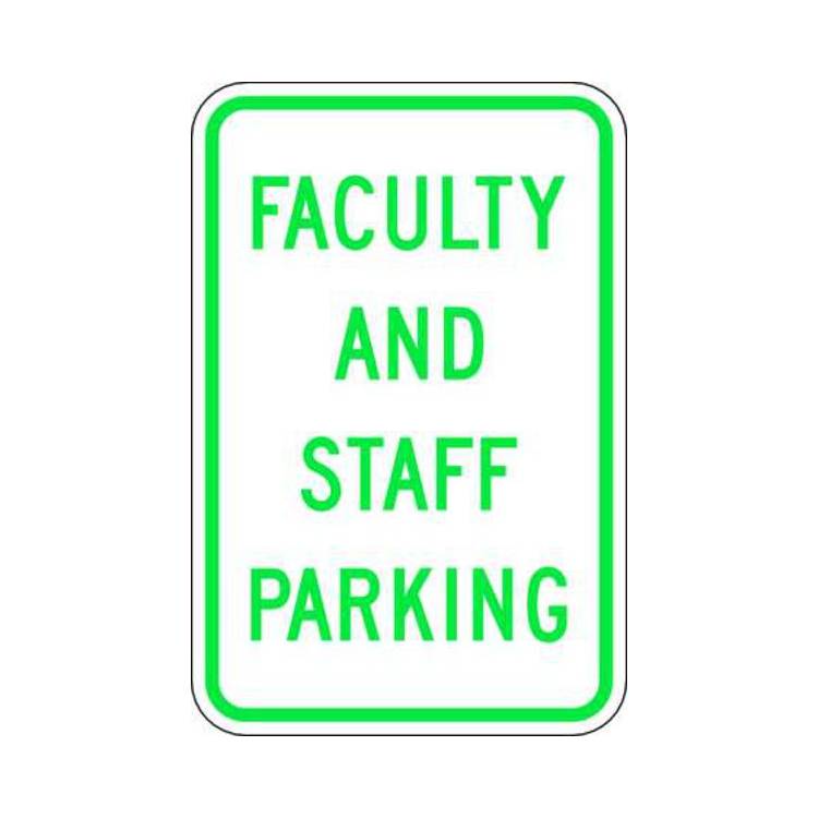 ZING Eco Parking Sign, 18X12, HIP- Model 2503