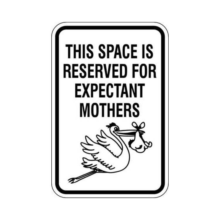 ZING Eco Parking Sign, 18X12, HIP- Model 2511