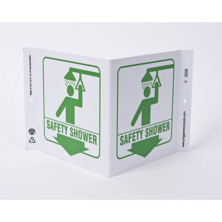 ZING Eco Safety V Sign, 7X12- Model 2528
