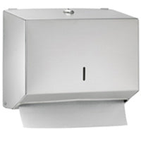 Bradley Bx 4" x 11" x 8" Surface Mount Stainless Steel Towel Dispenser