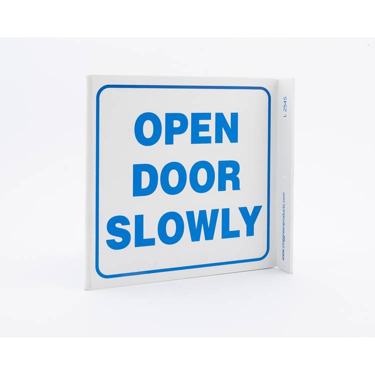 ZING Eco Safety L Sign, 7X7- Model 2545