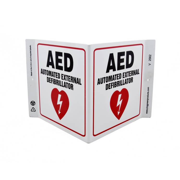 ZING Eco Safety V Sign, 7X12- Model 2562