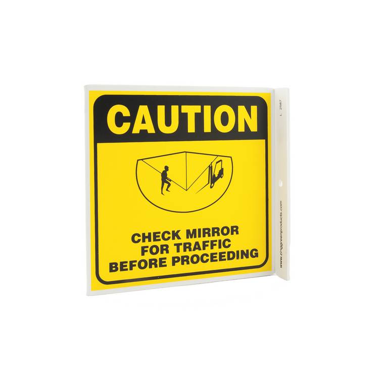 ZING Eco Safety L Sign, 7X7- Model 2587