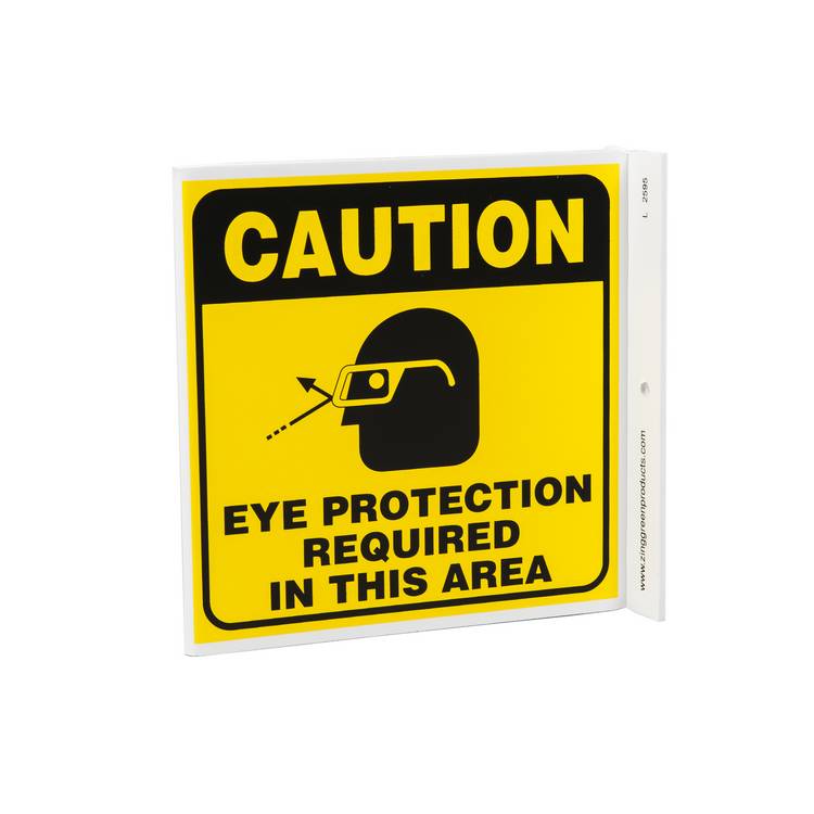 ZING Eco Safety L Sign, 7X7- Model 2595