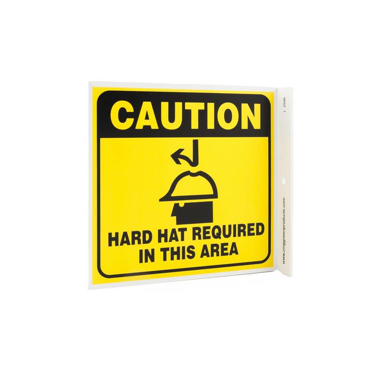 ZING Eco Safety L Sign, 7X7- Model 2599