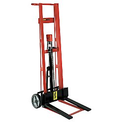 18" x 3" Two Wheeled Hydraulic Steel Pedalift w/ 40" Raised Height