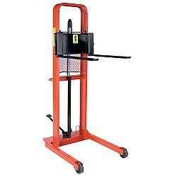 Wesco 56"H Straddle Hydraulic Fork Stacker