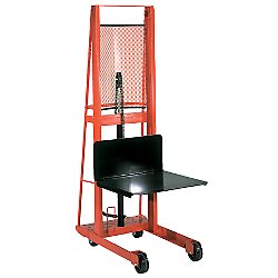 Wesco 60"H Economy Platform Hydraulic Stacker