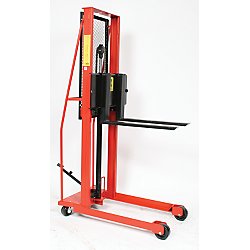 Wesco 56"H Economy Hydraulic Fork Stacker
