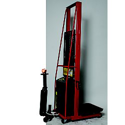 Platform Powered Stacker w/ Power Drive System & 60" Raised Height